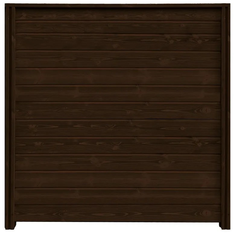 Pannello componibile Thermowood marrone scuro in legno H 178.4 x L 178.6 cm