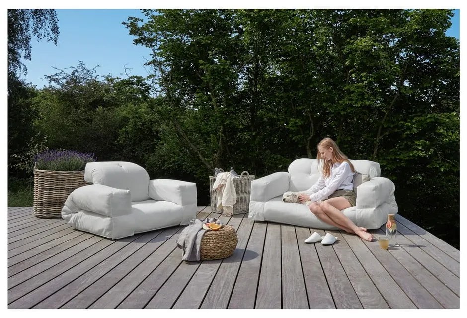 Design OUT™ Hippo White Outdoor Sofa Chair Out Hippo - Karup Design