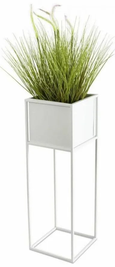 Portafiori 70x24 cm bianco