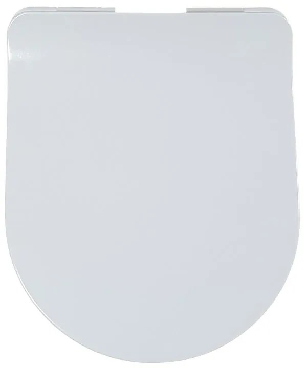 Coperchio per bidet FLO a d dedicato per serie sanitari con chiusura rallentata sganciabile in resina bianco matt