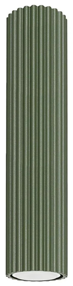 Sollux SL.1608 - Faretto KARBON 1xGU10/10W/230V 30 cm verde