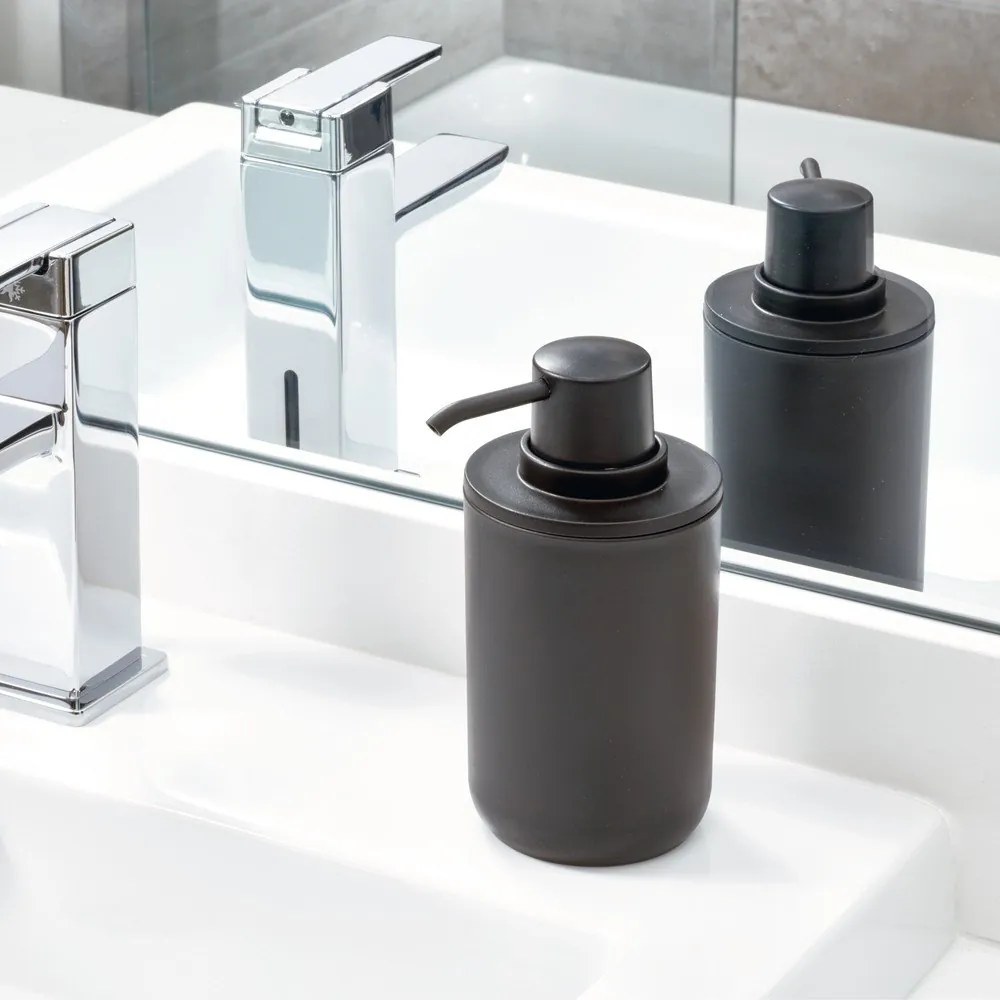 Dosatore di sapone nero , 335 ml Cade - iDesign