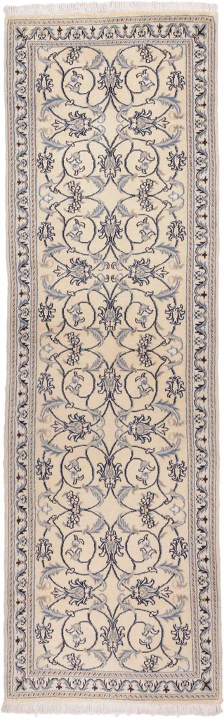 Nain Tappeto persiano 260x80 (Iran) Annodato A Mano