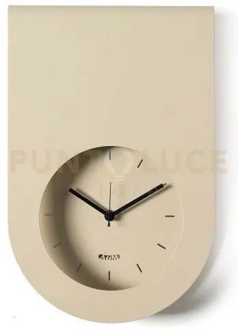 Orologio di design minimal lembo crema