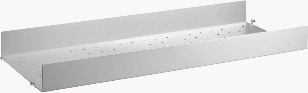 Ripiano in metallo String System, larg. 78 x prof. 30 cm