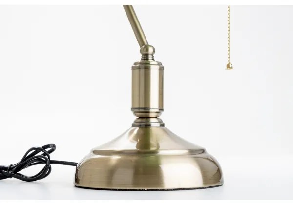 Brilagi - Lampada da tavolo BANK OFFICE 1xE27/60W/230V ottone/arancione