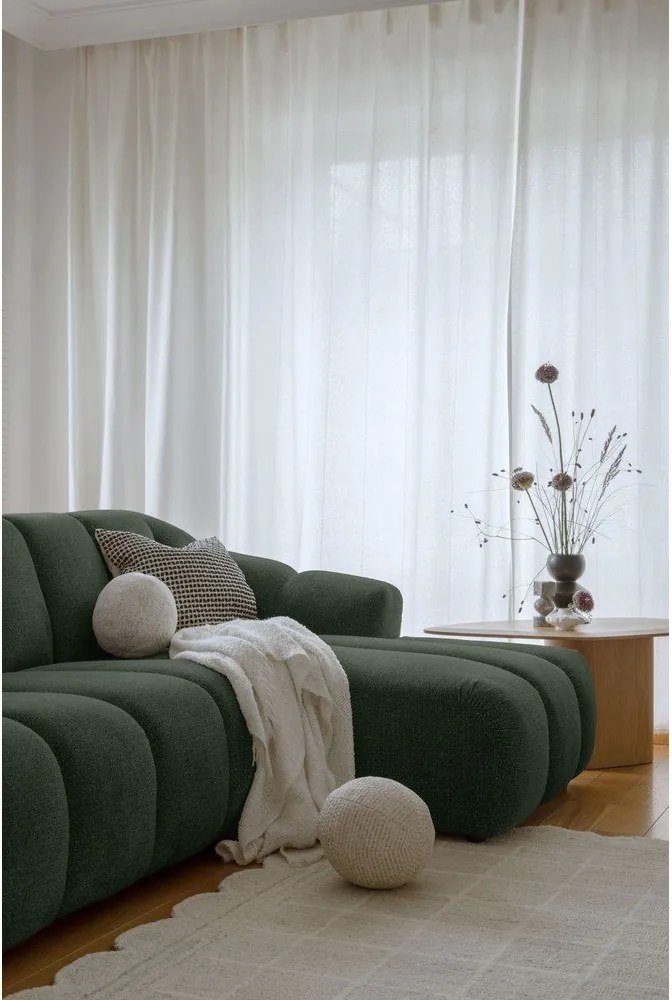 Divano angolare verde scuro (con penisola a destra/con chaise lounge) Shell – Miuform