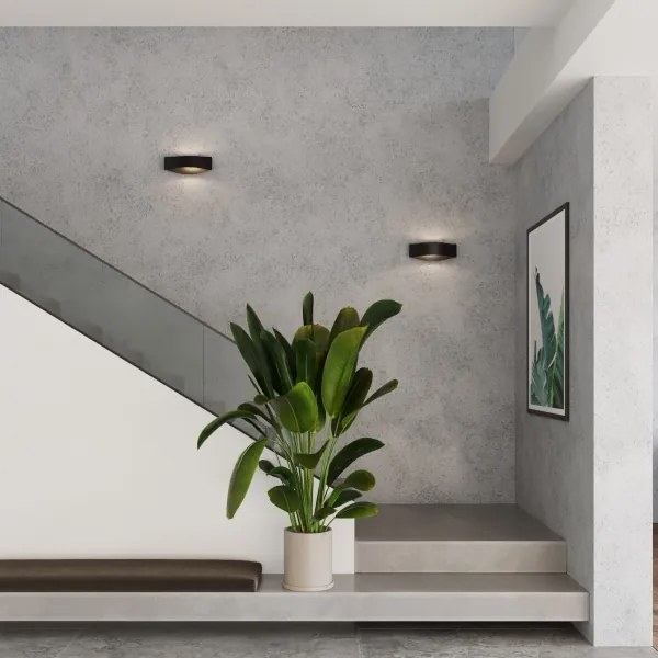 Sollux SL.1189 - Lampada da parete TONI 1xG9/8W/230V nero