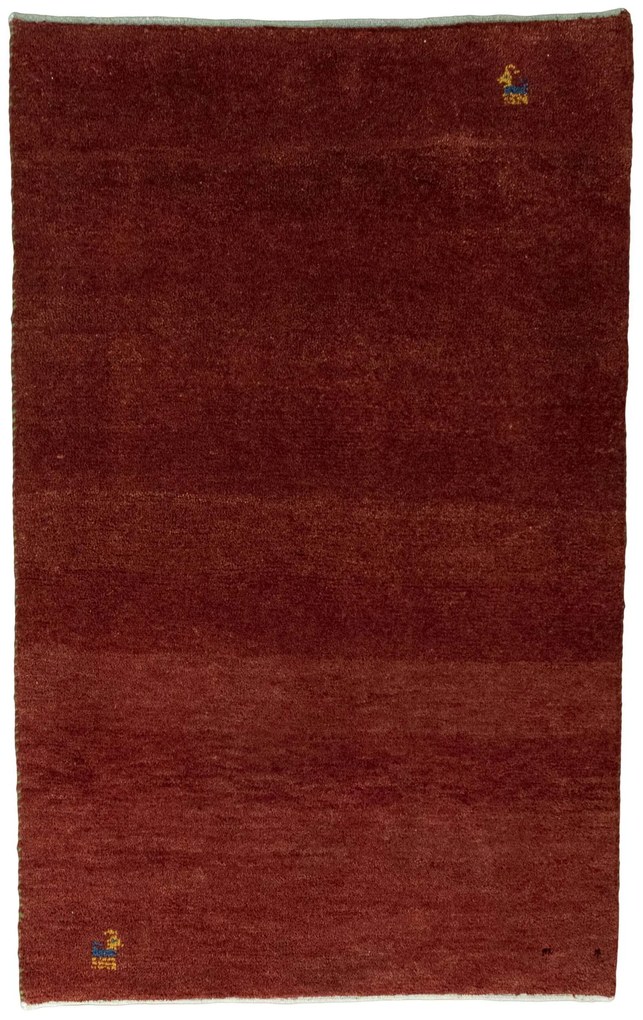 Gabbeh Tappeto 80 x 130 Rosso (Iran) Annodato A Mano