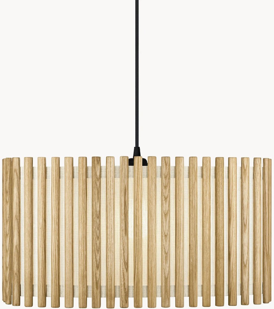Lampadario in legno di quercia Komorebi