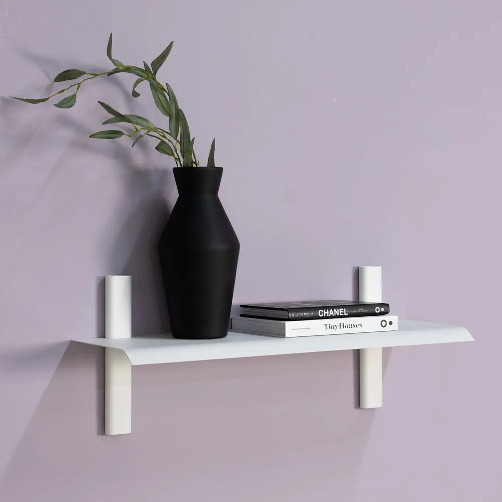 Mensola bianca in metallo 60 cm Hola – Spinder Design