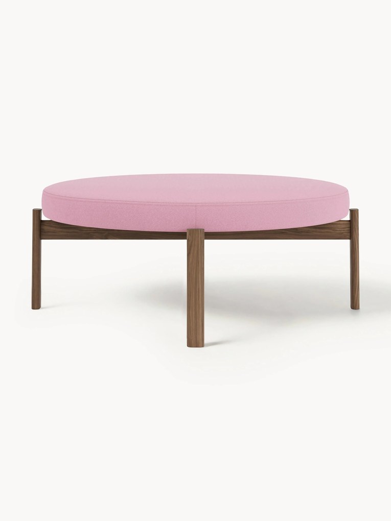 Pouf in legno di noce Passage