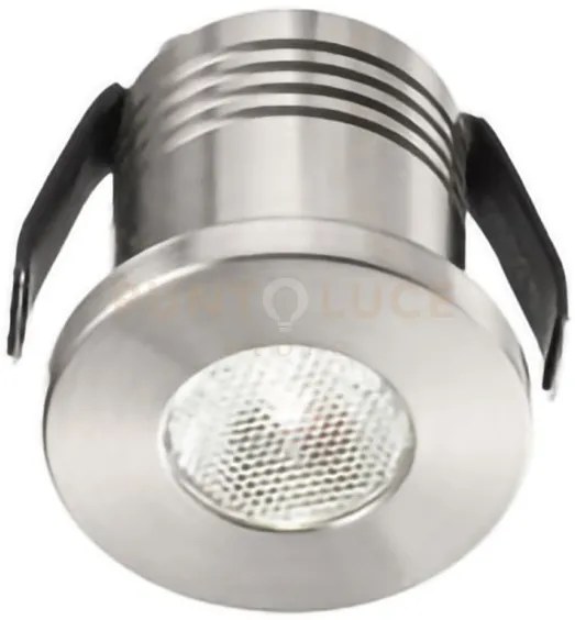 Gfa900c- faretto da incasso a molla in alluminio a led 3000k 170lm ...