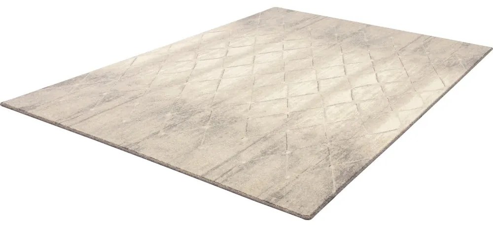 Tappeto in lana crema 200x300 cm Colette - Agnella