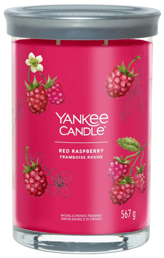 Candela Red Raspberry in barattolo grande Yankee Candle