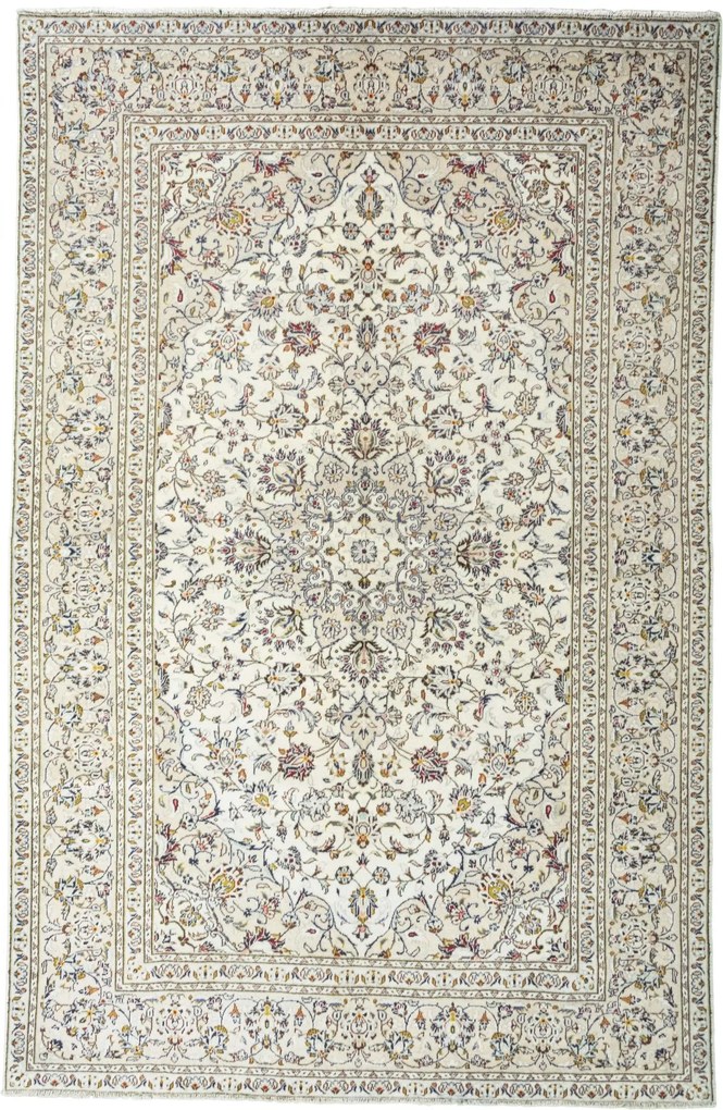 Kashan Tappeto persiano 290x190 Beige (Iran) Annodato A Mano