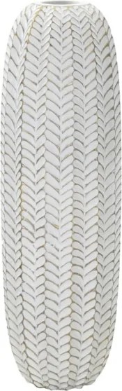 Vaso Resina Leaf Cm Ø 20X67