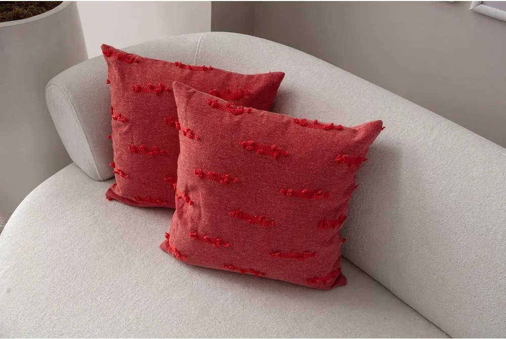 Federe decorative in set 2 pz 43x43 cm Tuffet – Mioli Decor