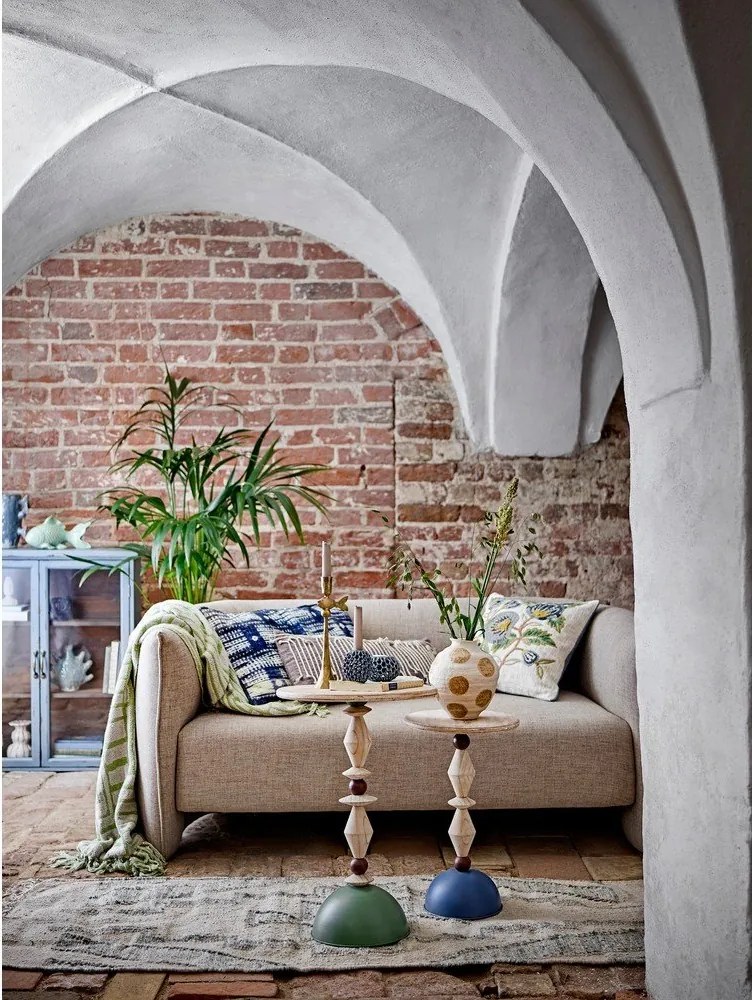 Tavolino rotondo in abete massiccio ø 40 cm Mannelli – Bloomingville