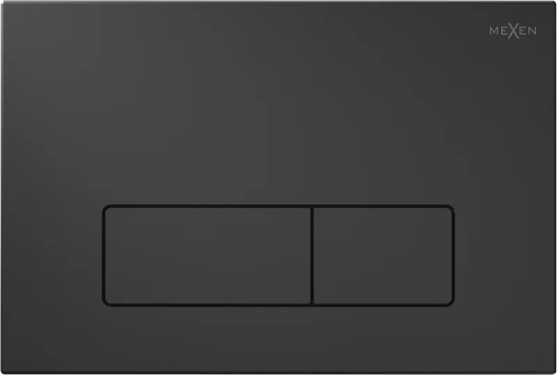 Mexen Fenix 13 pulsante di risciacquo Slim, nero opaco - 601303