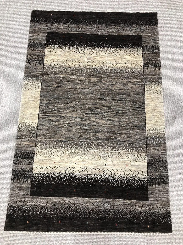 Loribaft Tappeto 100 x 160 Marrone (Iran) Annodato A Mano
