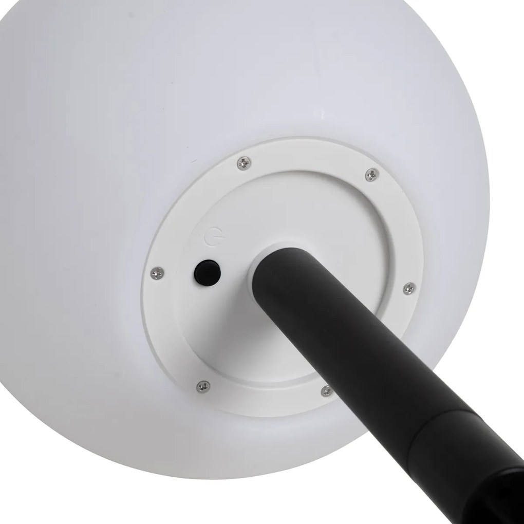 Lampada da esterno bianca 25 cm incl. LED IP44 solare RGBW - Ludger