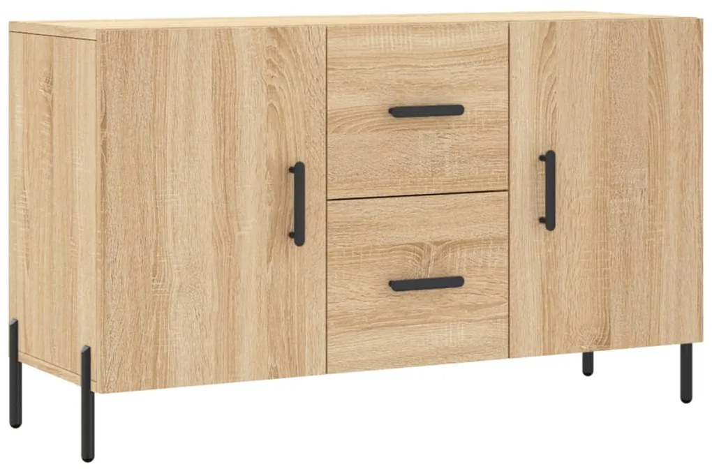 Credenza rovere sonoma 100x36x60 cm in legno multistrato