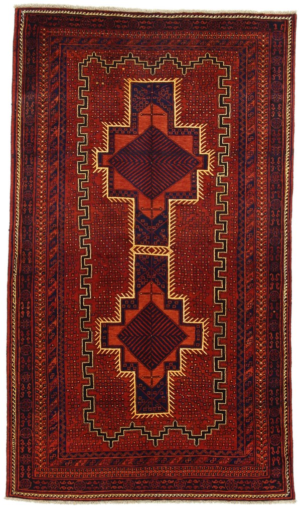 Afshar Tappeto 160 x 270 (Iran) Annodato A Mano