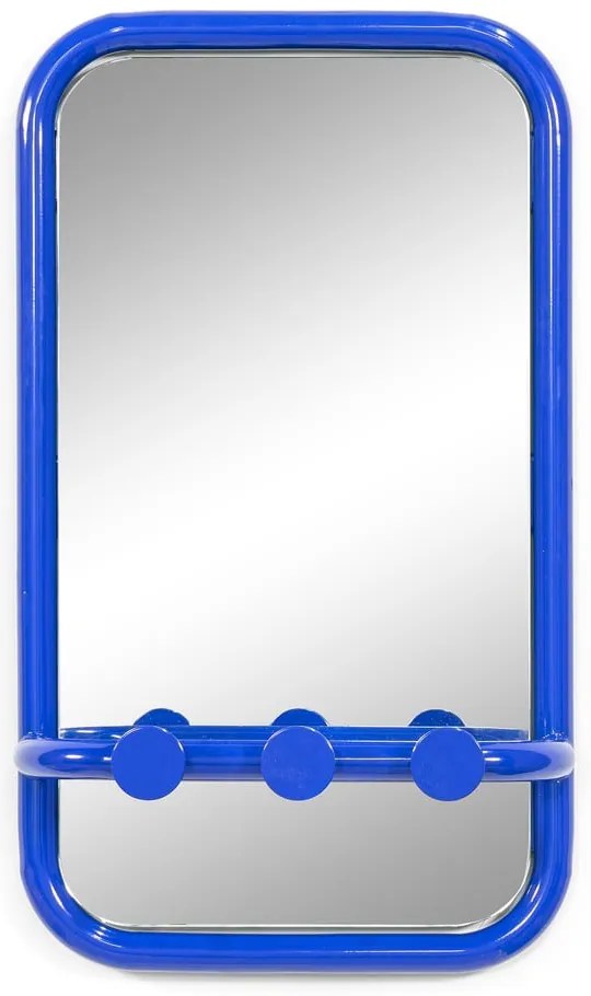 Pannello appendiabiti blu in metallo 35x60x11 cm Retro – Spinder Design