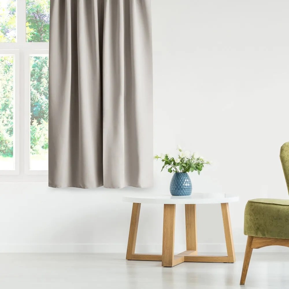 Tenda parzialmente oscurante beige 140x270 cm Kierra – Restilo