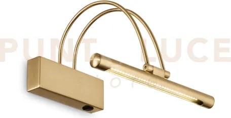 Bow applique da specchio o quadro ottone led 3000k 3,5w  410 lm con...