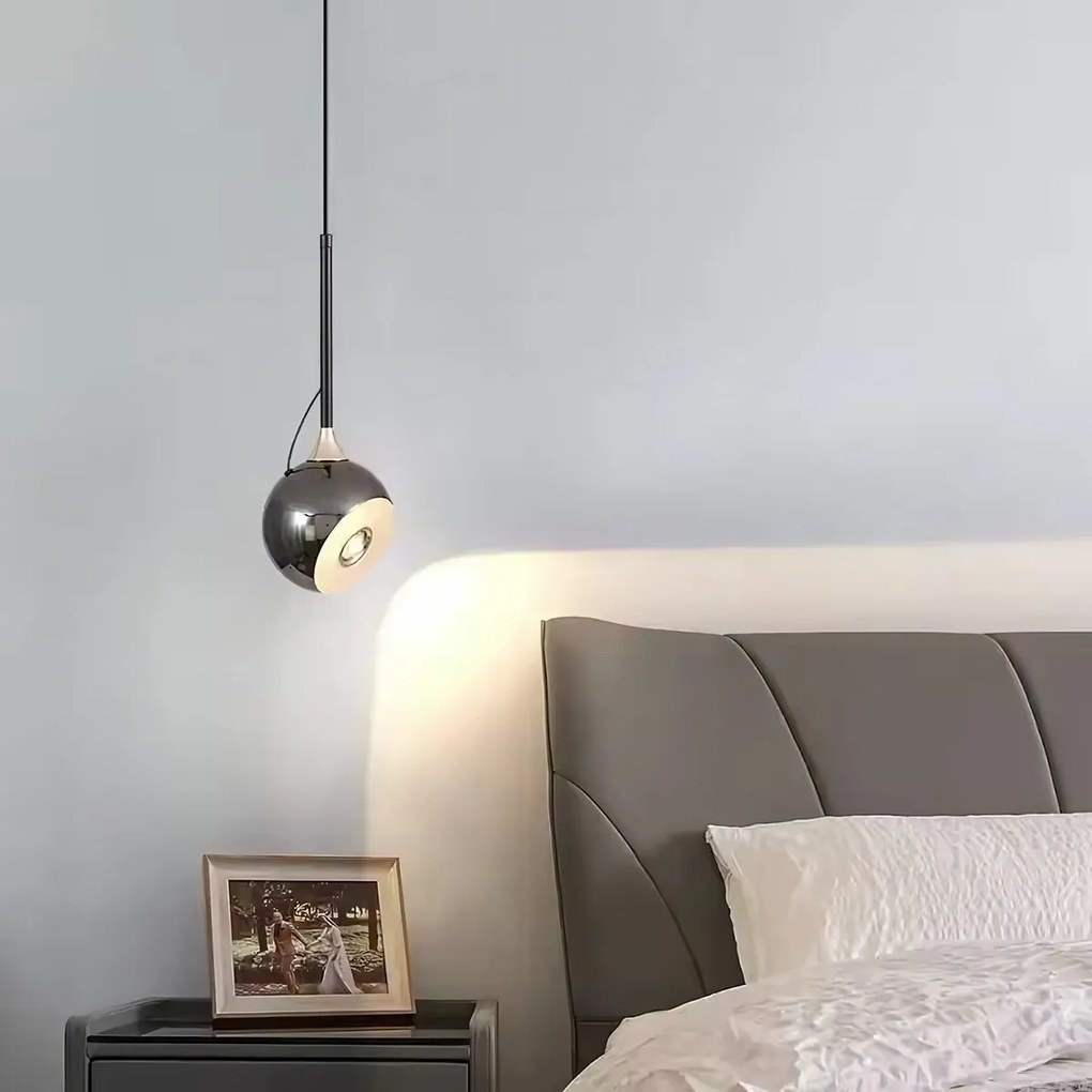 Lampada LED G087-1CP BLACK CHROME