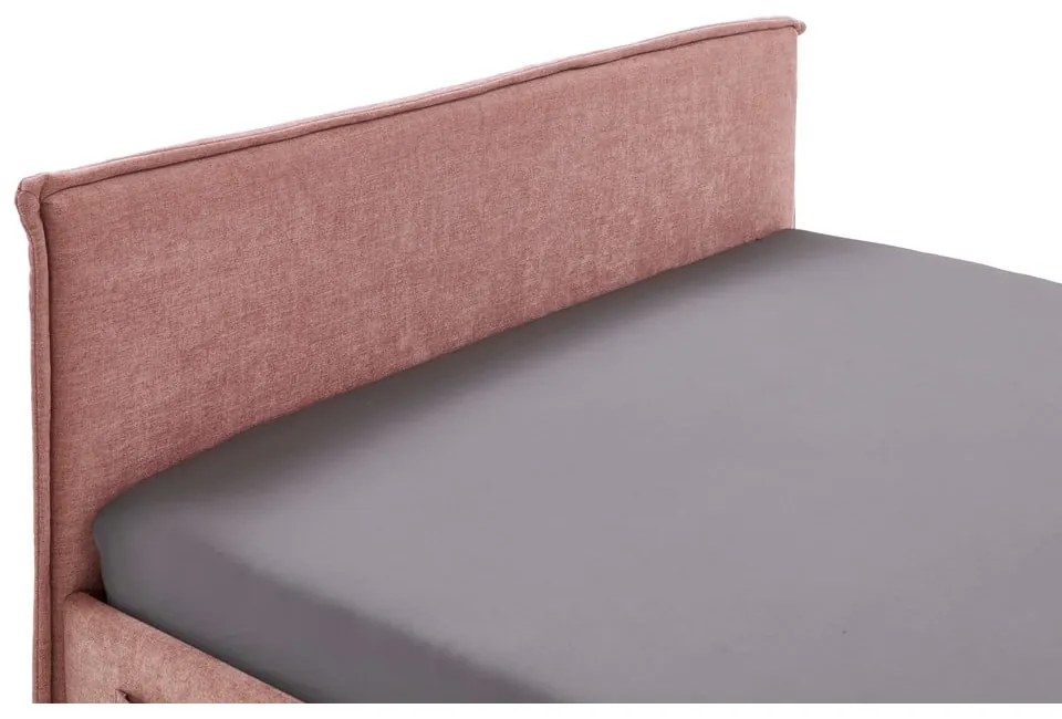 Letto da bambini rosa imbottito rete non inclusa 90x200 cm Fun – Meise Möbel