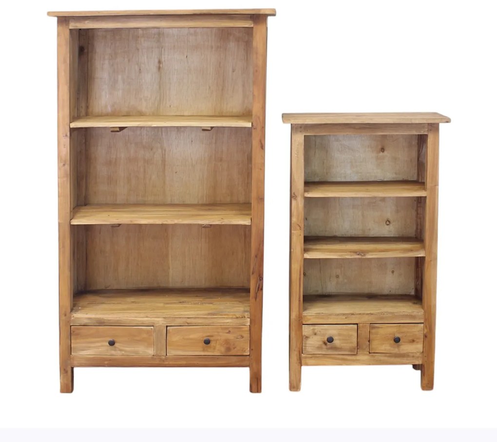 VILMA - set due librerie in legno di mogano