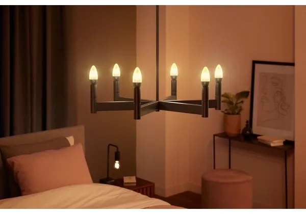 SET 2xLED Lampadina Dimmerabile Philips Hue WHITE FILAMENT E14/4,5W/230V 2100K