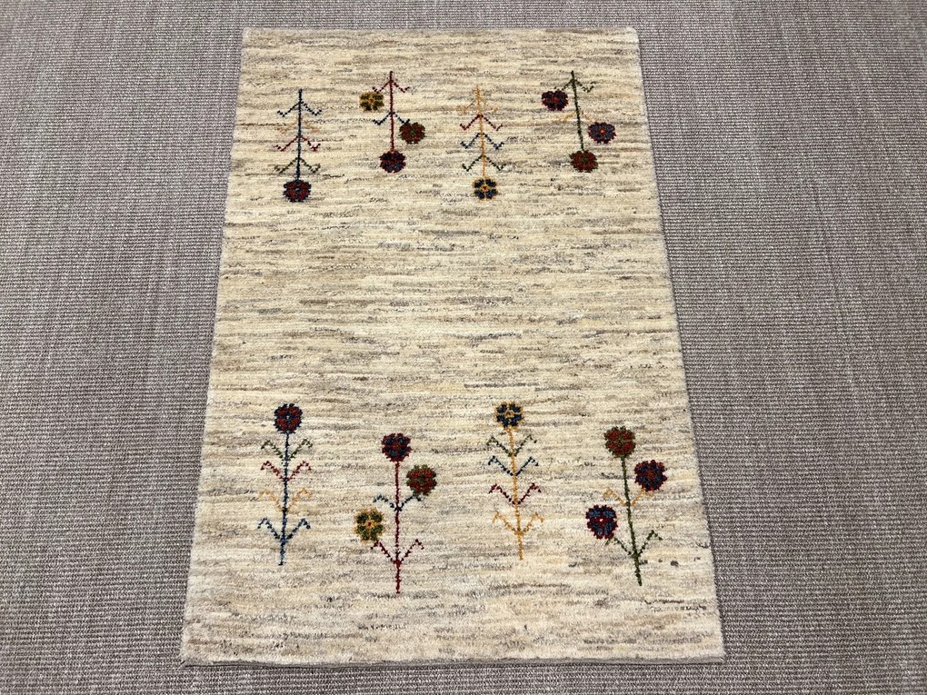 Gabbeh Tappeto persiano 80 x 120 Beige (Iran) Annodato A Mano