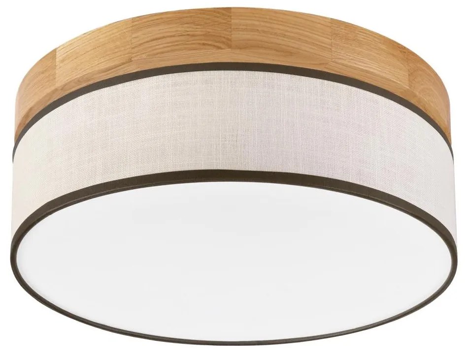 Brilagi - Plafoniera LED da soffitto BELLADONNA LED/20W/230V Ø 30 cm crema/rovere
