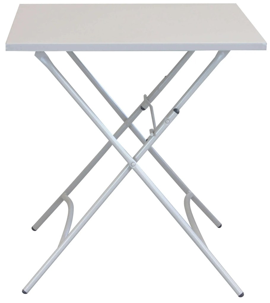 ROMANUS - tavolo da giardino quadrato pieghevole in ferro