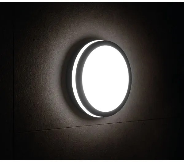 Kanlux 33345 - Plafoniera LED da esterno con sensore BENO LED/24W/230V 4000K IP54