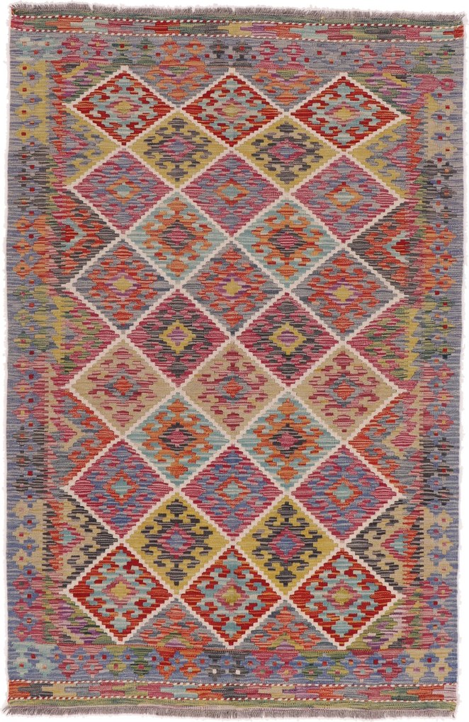 Kilim Tappeto orientale 200x130 (Afghanistan) Tessuto A Mano