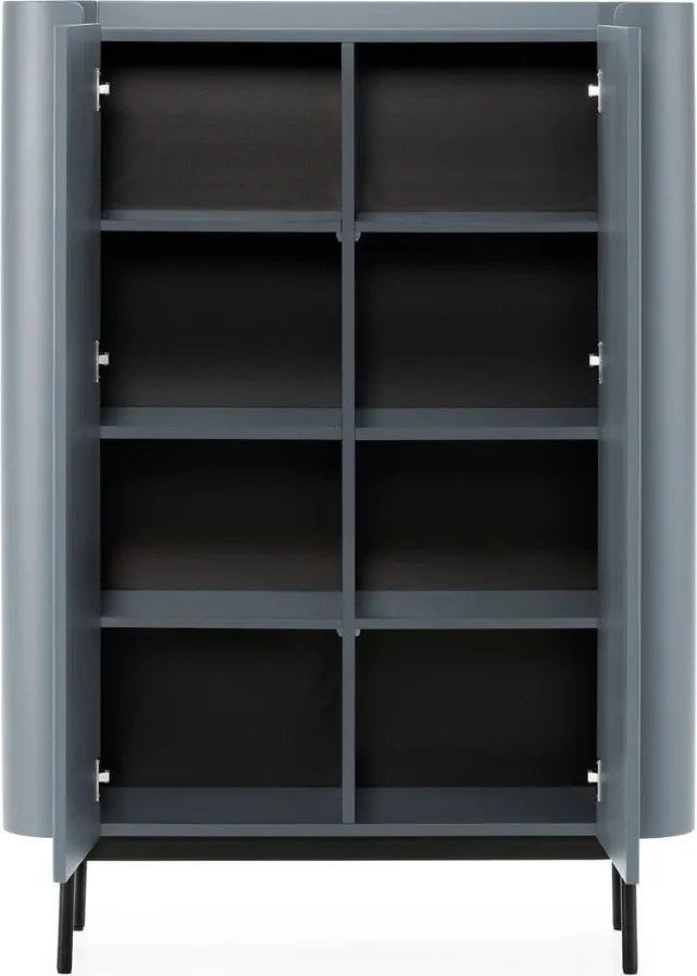 Armadietto blu polveroso 100x140x40 cm Willa – MOME