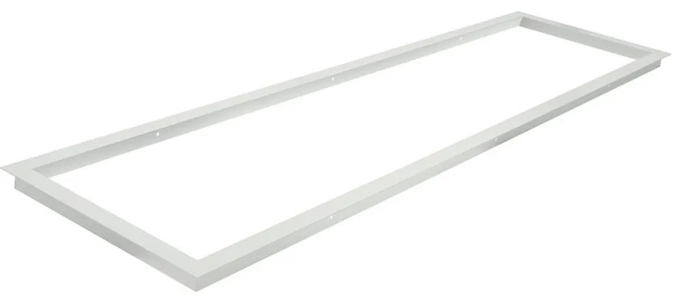 Supporto di fissaggio ad incasso per Pannello Led Rettangolare 120x30cm Cornice bianca M LEDME