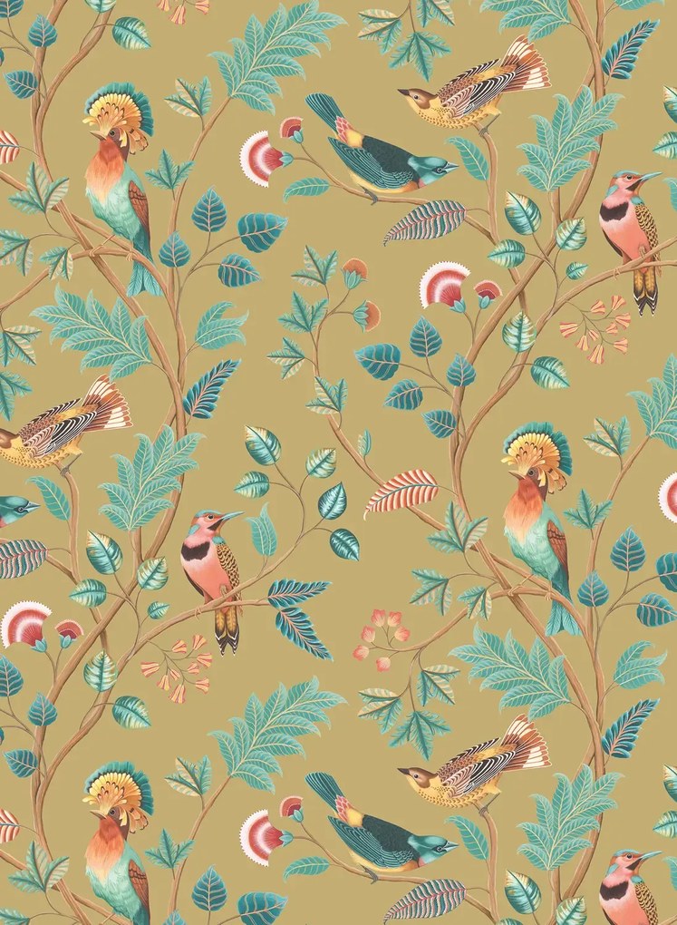 Osborne & Little Tapete Mayani - Metallic Gold
