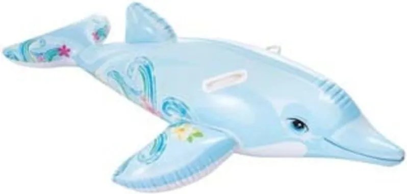 DELFINO GONFIABILE CAVALCABILE +3 ANNI cm.175x66 peso kg.0,80 (58535) INTEX