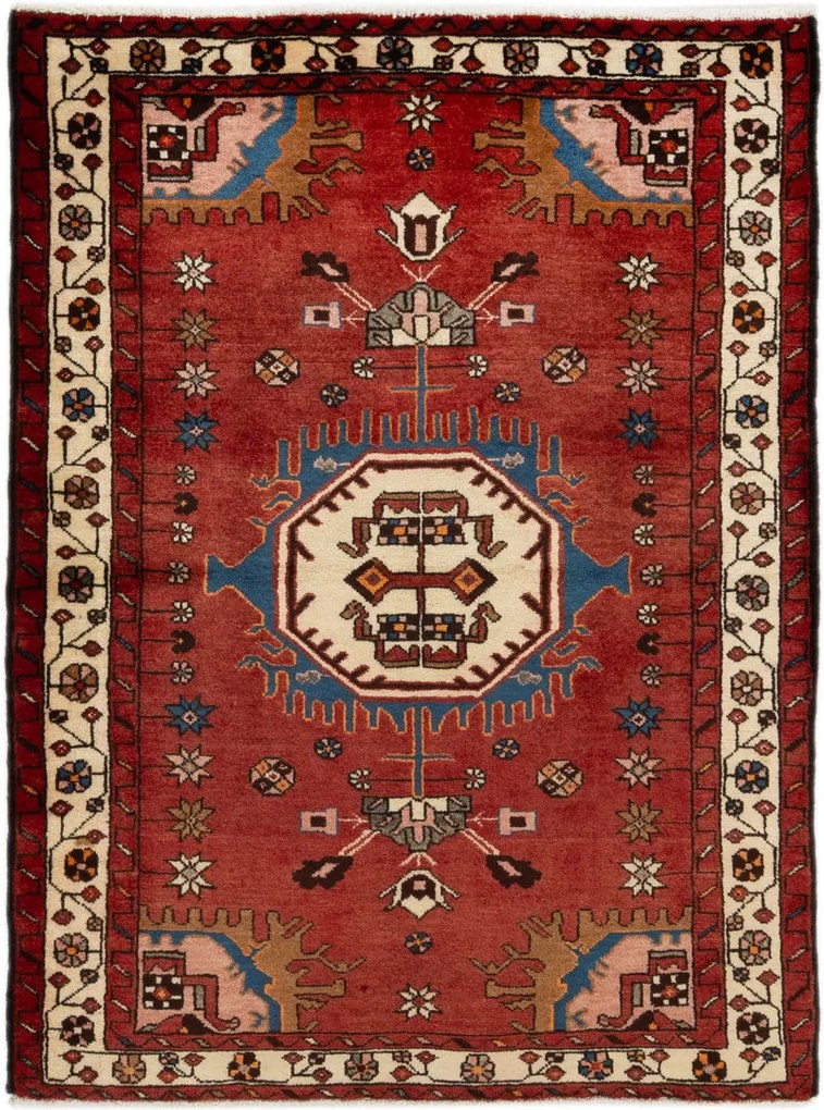 Shiraz Tappeto 160 x 120 (Iran) Annodato A Mano