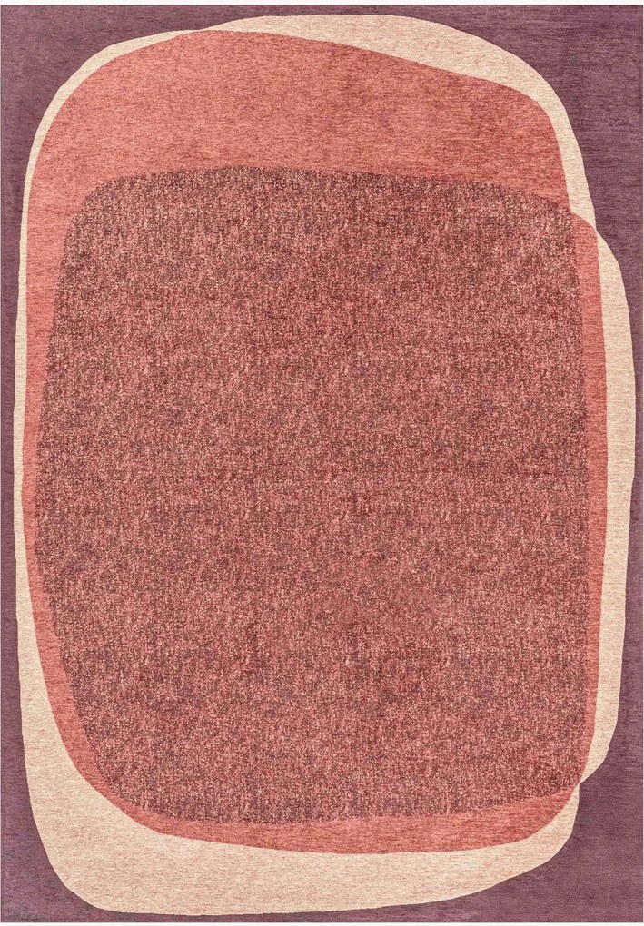 Tappeto jacquard lavabile da interno-esterno Marble