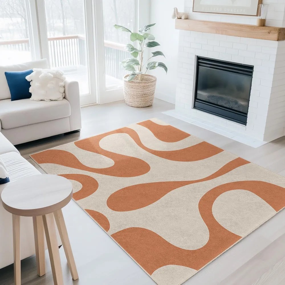 Passatoia arancione lavabile 60x230 cm Caramel Latte – Mila Home