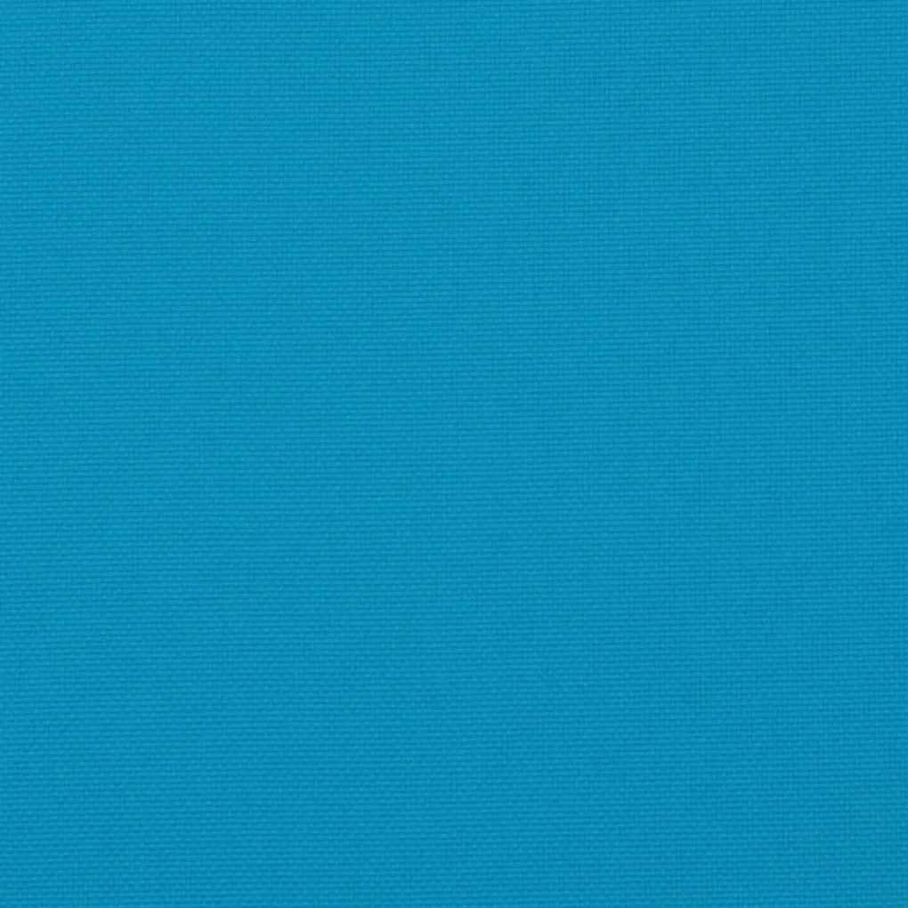 Cuscino per Panca Blu 120x50x3 cm in Tessuto Oxford