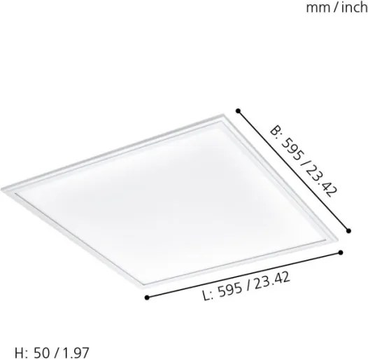 Eglo 33204 - LED RGBW Lampada dimmerabile SALOBRENA-C LED/34W/230V + +TC