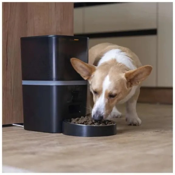 Distributore automatico di mangime con microfono e camera 6l/5V/4xAA Wi-Fi